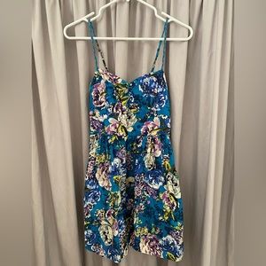 Xhilaration Floral Spaghetti Strap Dress